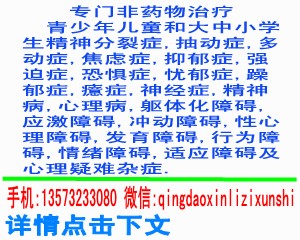 市南区小学生身心障碍心理病及精神病心理治疗